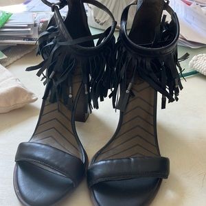 Mia Cristi Fringe Ankle Strap Heels Brand new. Tag is on stitch fix bag not shoe